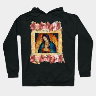 Our Lady of Guadalupe Virgin Mary Mexico Tilma Juan Diego Hoodie